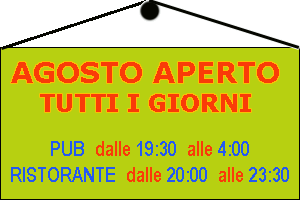 Orario Agosto